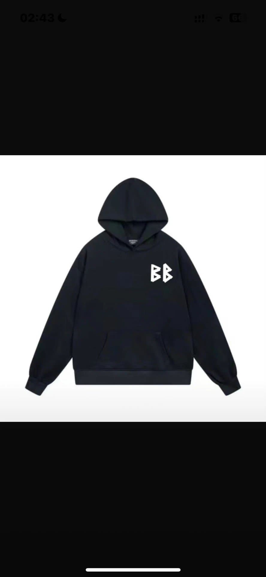 Balenciaga Hoodie BB Logo