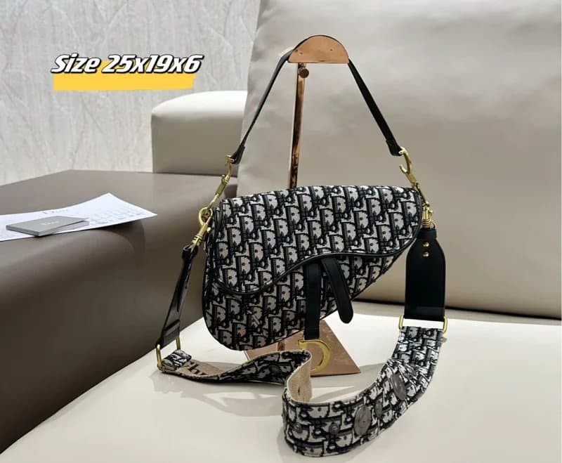 Dior Saddle Bag Oblique Print