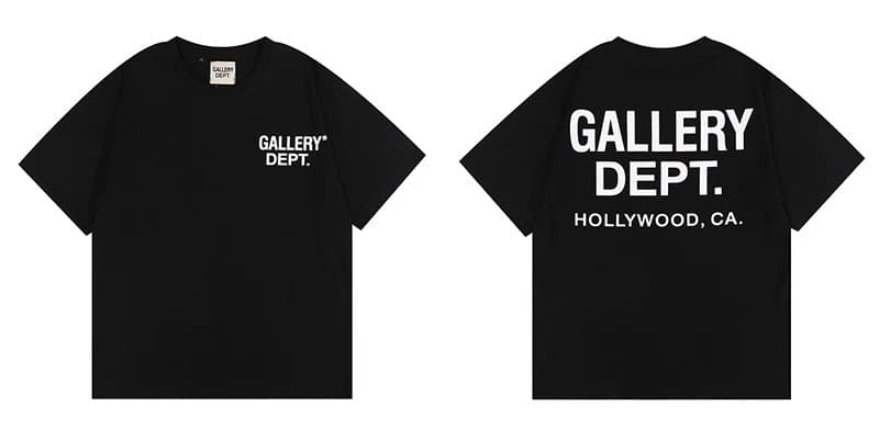 Gallery Dept. Logo Tee Reverse Print — 6001 黑色