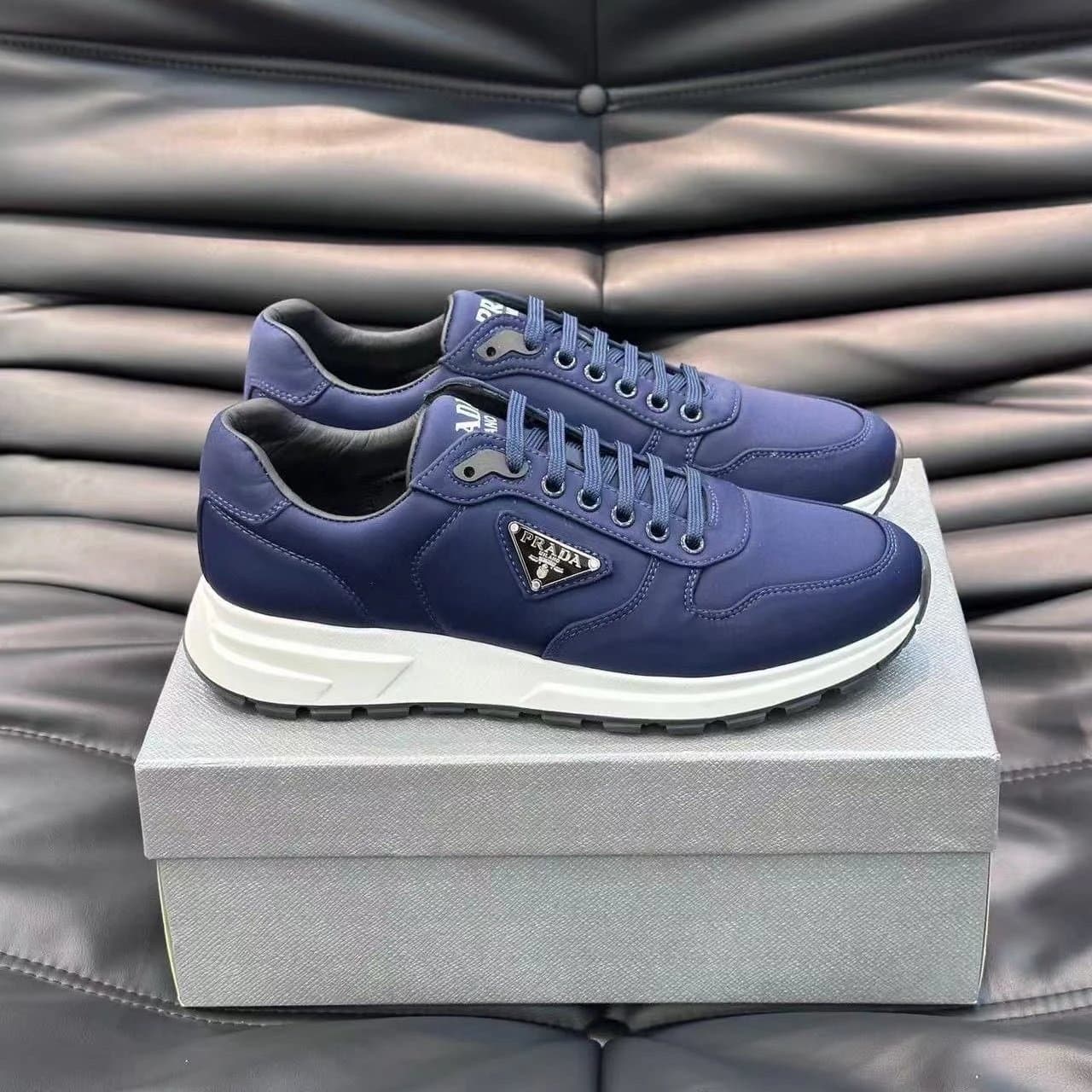Prada Linea Rossa Sneaker Navy Nylon