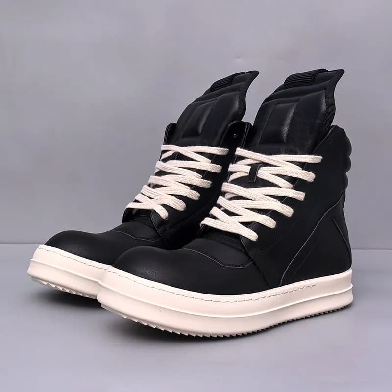 Rick Owens Drkshdw Runner All Black — 黑面米底 厚底3.5厘米
