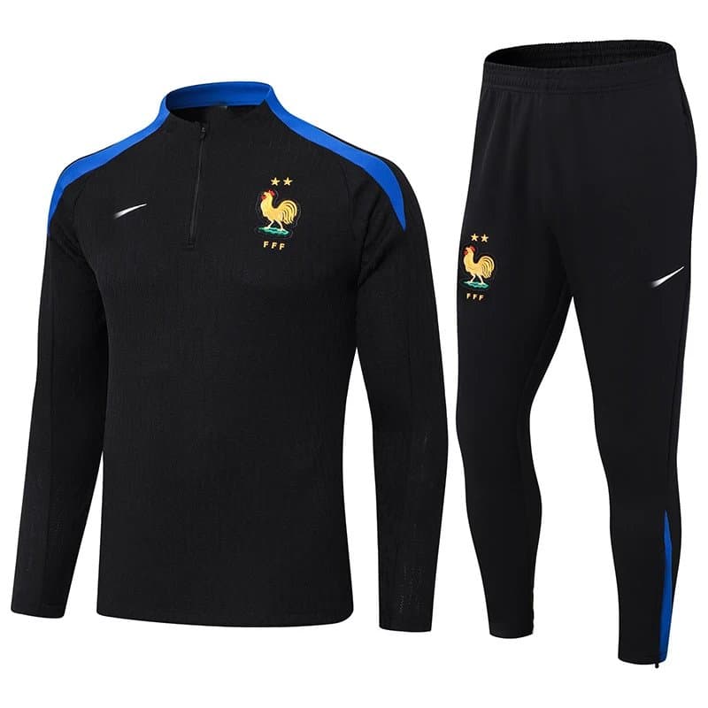Nike England Training Set Navy Red — 2425黑色法国球员版