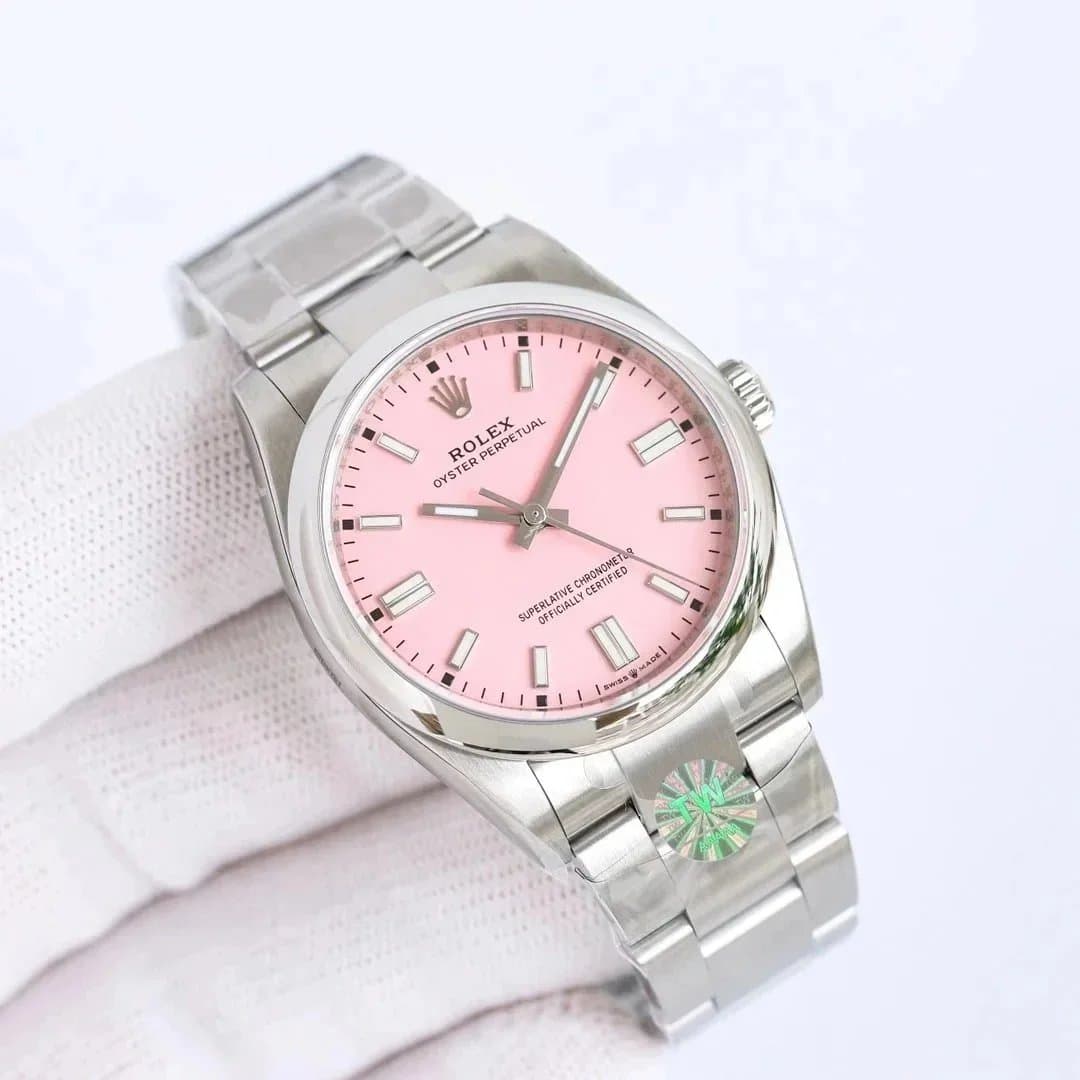 Rolex Oyster Perpetual Pink Dial
