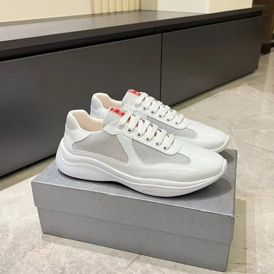 Prada Linea Rossa Sneaker All Black — 白色