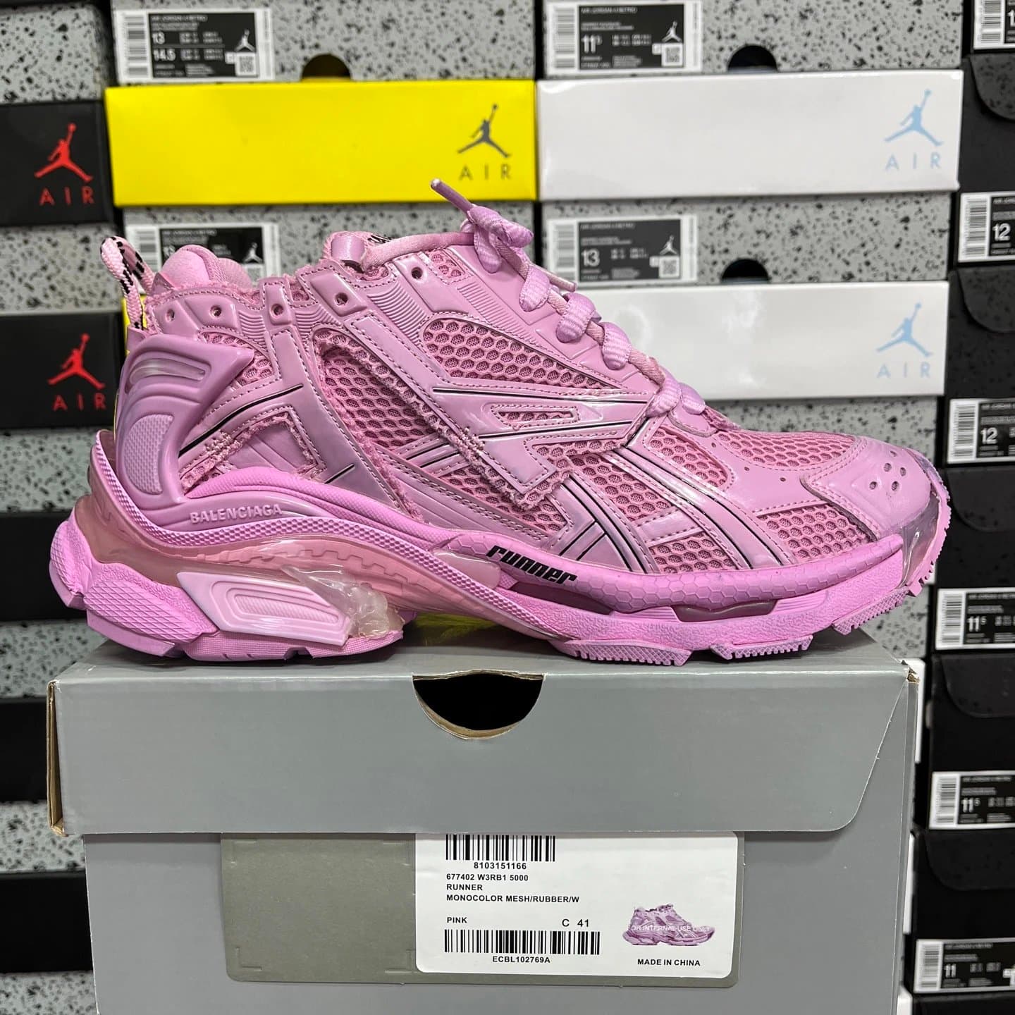 Balenciaga × Asics Speed Trainer Monocolor Mesh