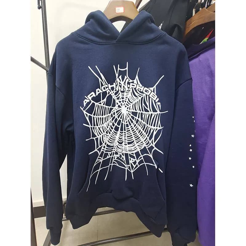 Fear of God Hoodie Spiderweb Print