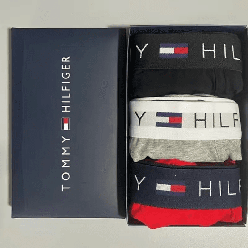 Tommy Hilfiger Boxer Briefs 3-Pack Logo Waistband