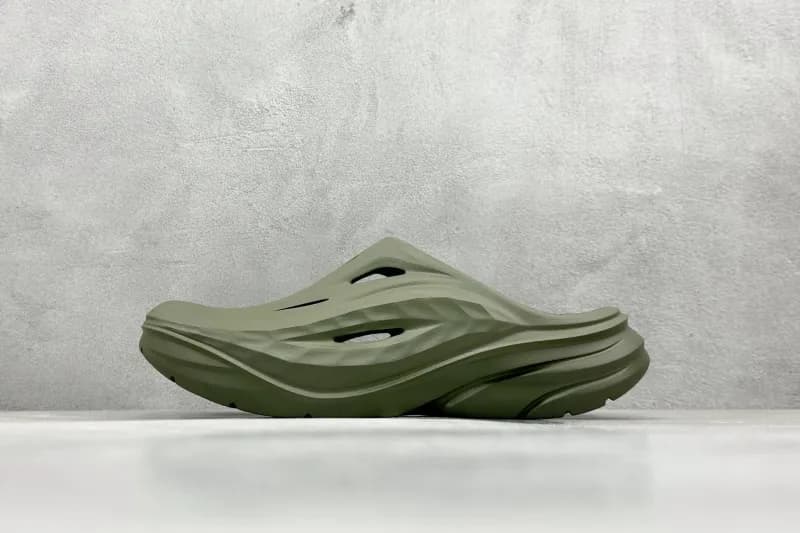 WTAPS Slide Sandal Olive Green — HOKA(6)