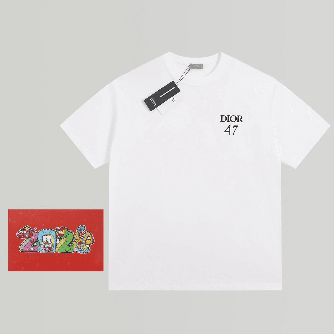 Dior T-Shirt Oblique Logo Patch — 18
