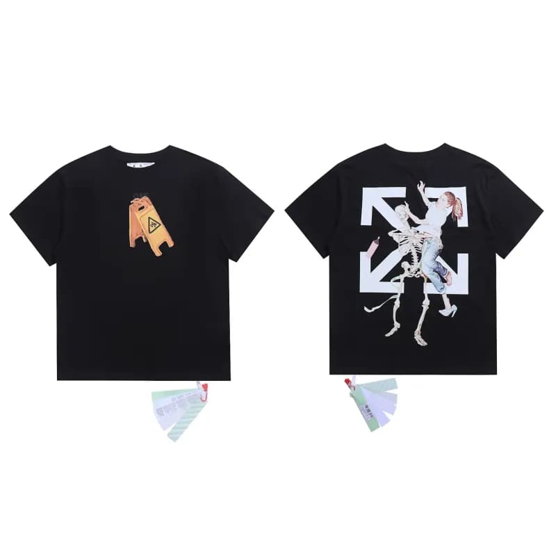 Off-White Arrow Logo T-Shirt Ice Blue Arrow — 2102 black