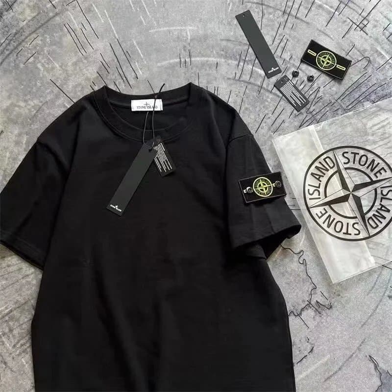 Stone Island Cotton T-Shirt Compass Patch