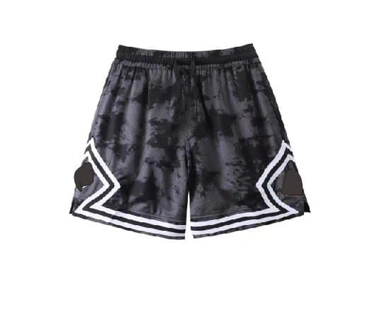 Jordan Basketball Shorts Geometric Panel Design — NO10暗深灰