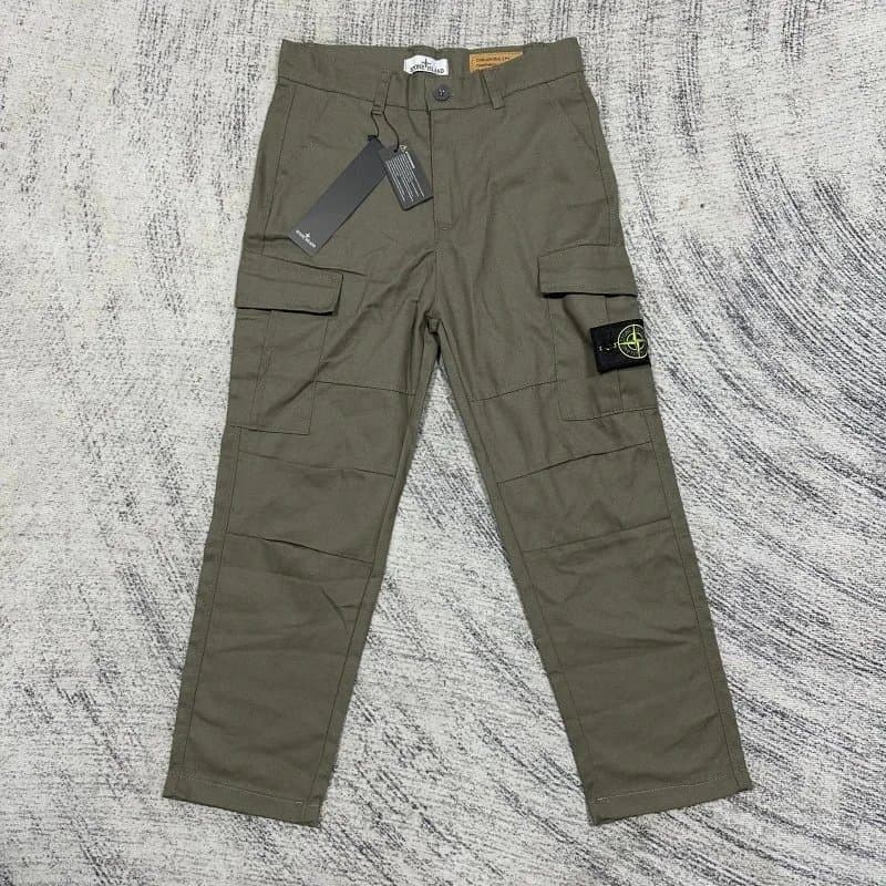 Stone Island Cargo Trousers Olive