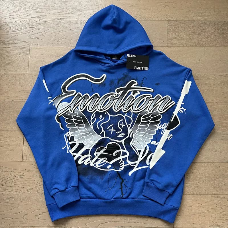 Mixed Emotion Hoodie Emotion Angel Graphic