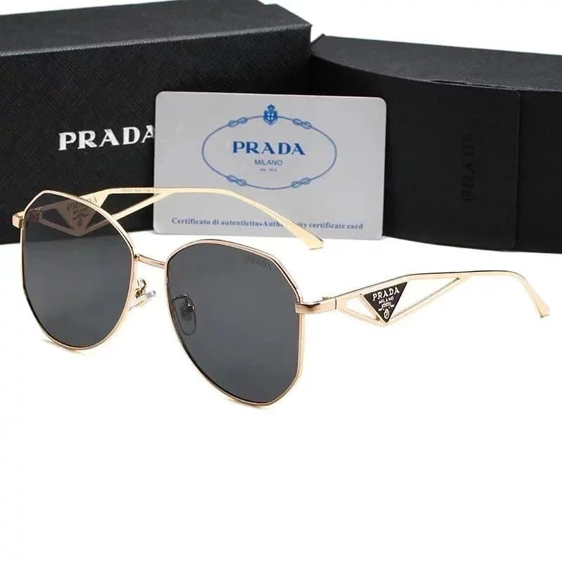 Prada Sunglasses Tortoiseshell Frame with Gradient Lenses — 33