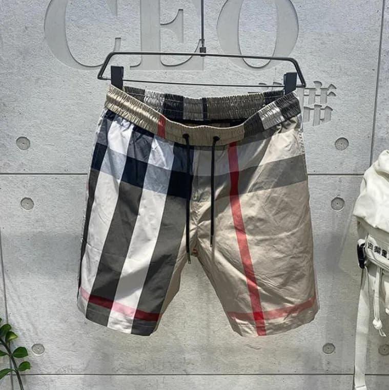 Burberry Check Print Shorts Classic Check