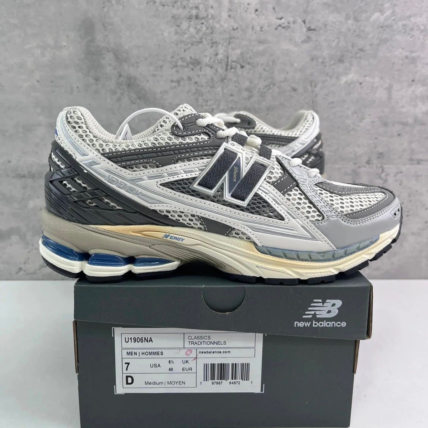 New Balance 1906R Grey/White/Navy