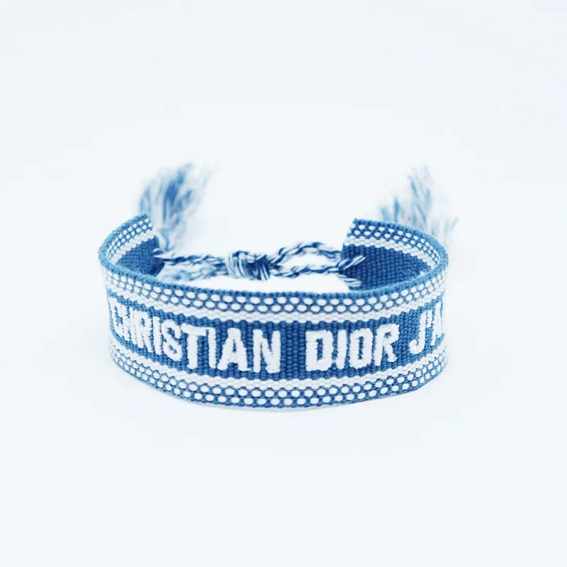 Woven Bracelet Christian Dior Logo