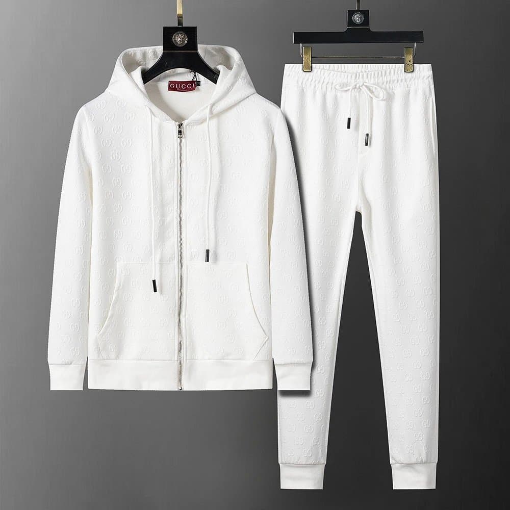Gucci GG Jacquard Hoodie and Joggers Set Monogram Jacquard