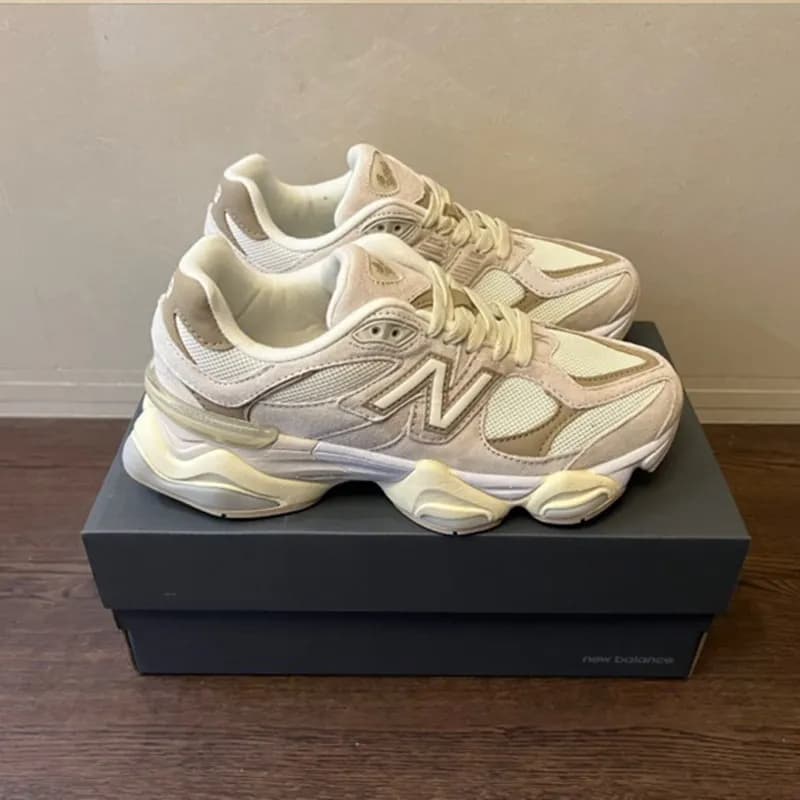 New Balance 2002R Cloud White Grey — 9060 米黄棕