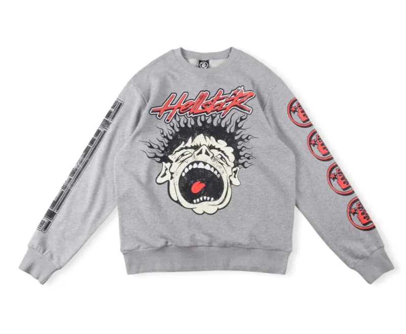 Joggers Hellstar Logo Print — 8 sweater
