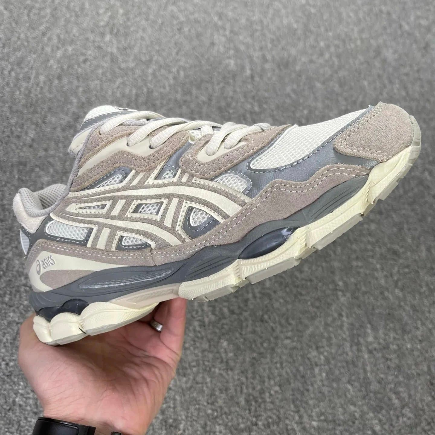 Asics Gel-1130 Pink Silver — 1201A789-103 奶白灰 · PE版本
