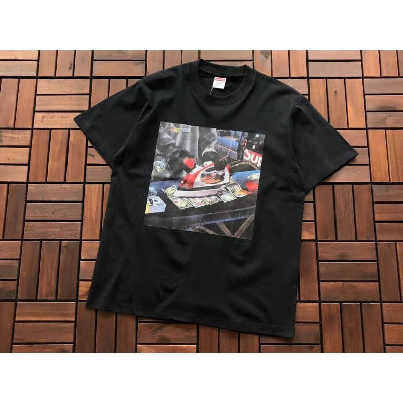 Supreme Box Logo Tee Paisley Box Logo — B302熨斗美金黑色
