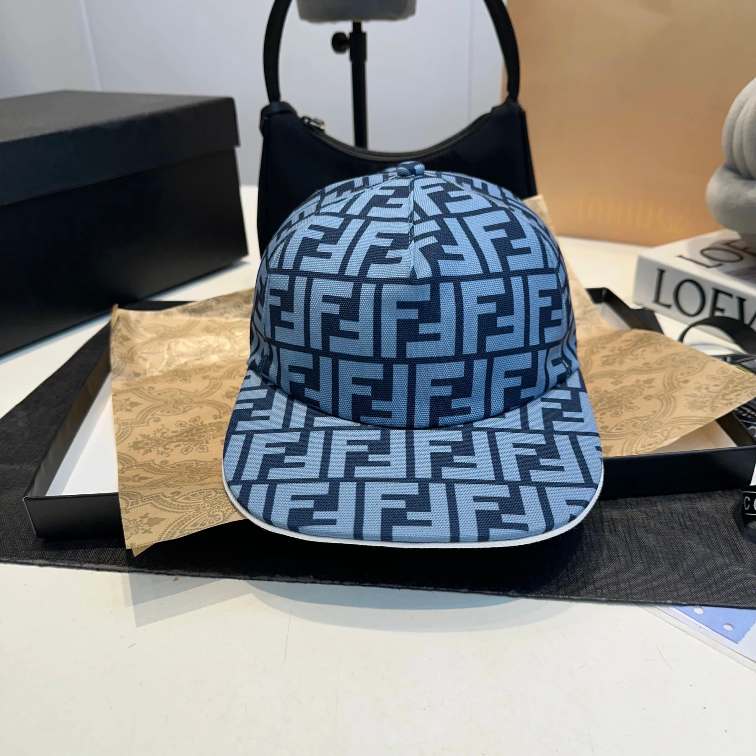 Fendi Snapback Cap FF Monogram