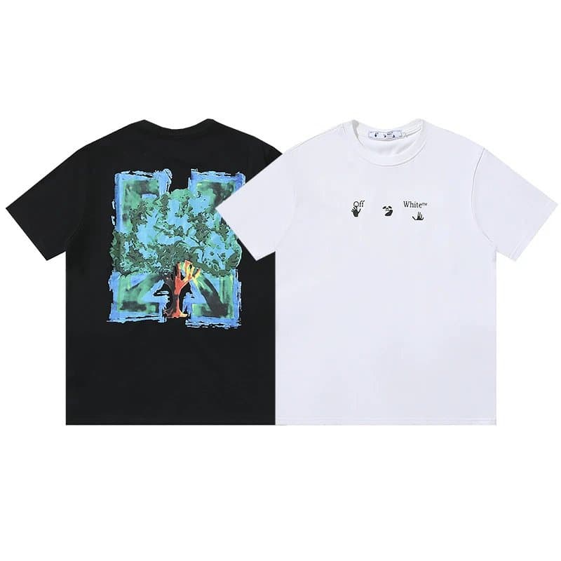 Off-White Arrow Graphic Tee Seeing Things — 1438白色