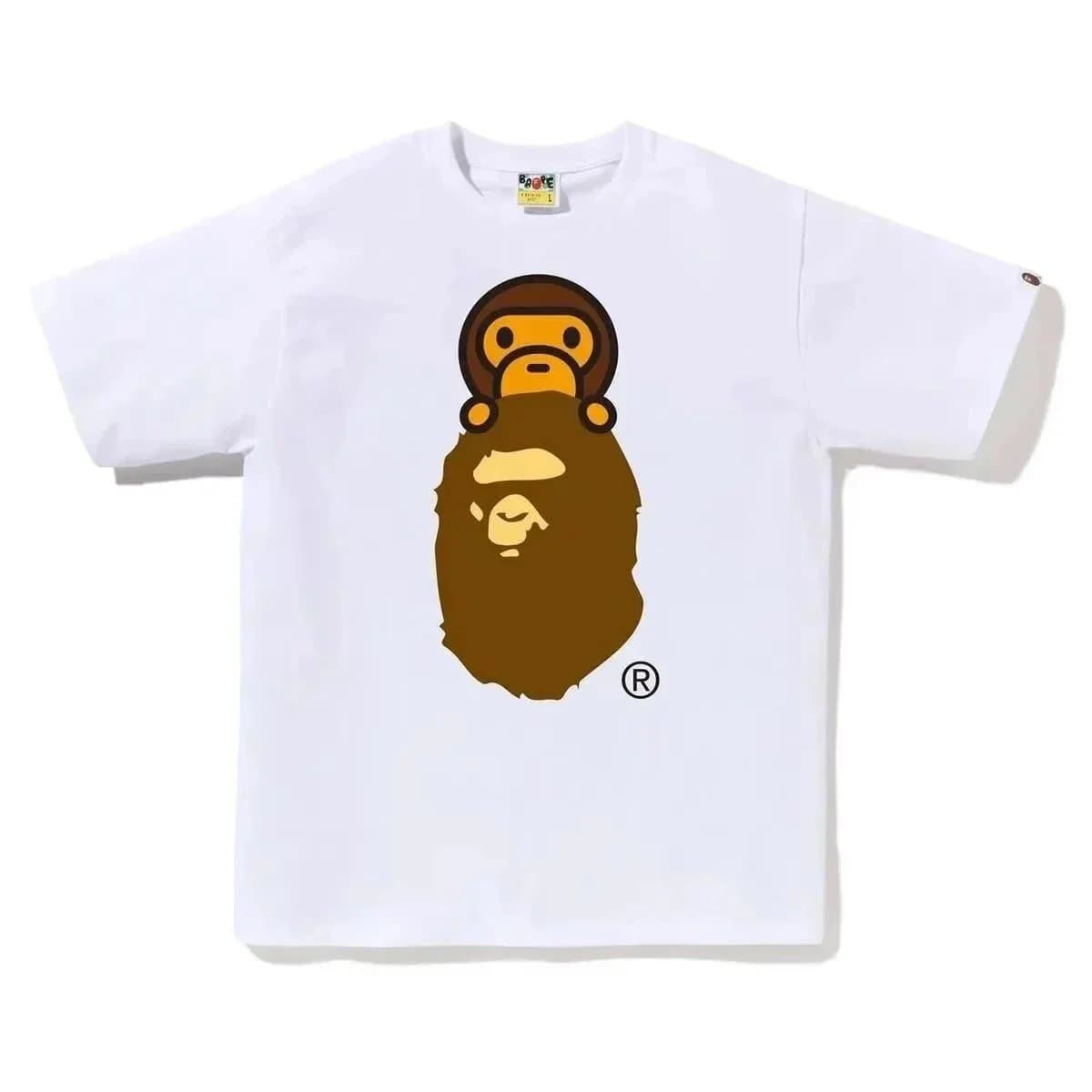 BAPE Ape Head Tee White Ape Logo — 30