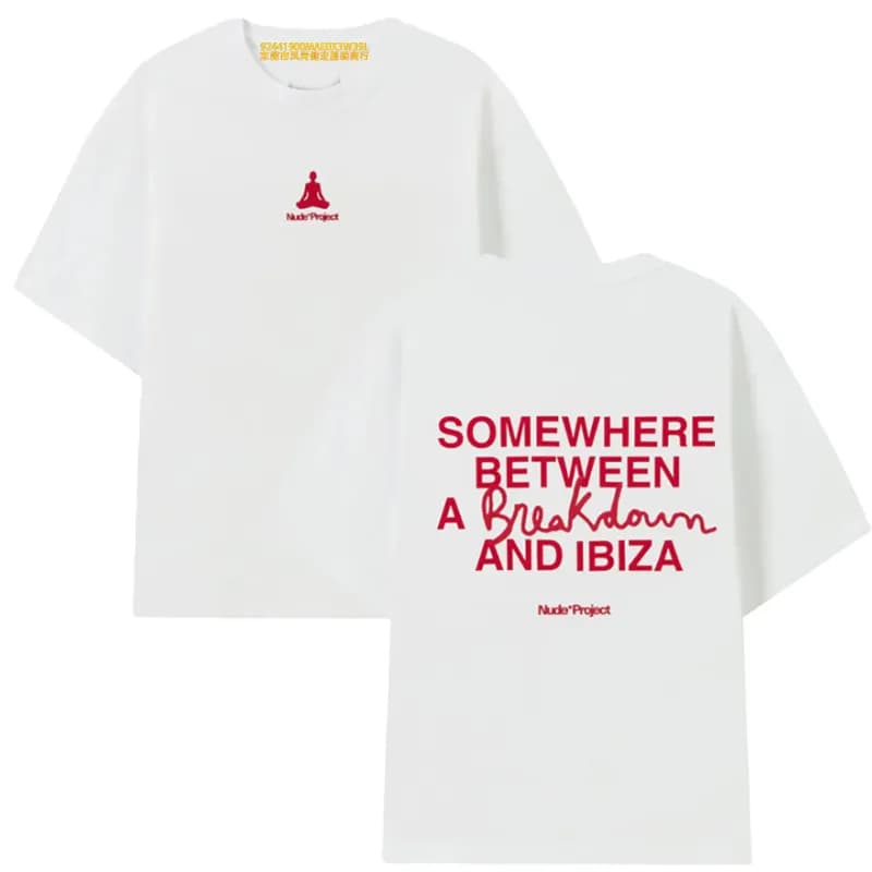 Nude Project Graphic Tee Somewhere Between A Breakdown And Ibiza
