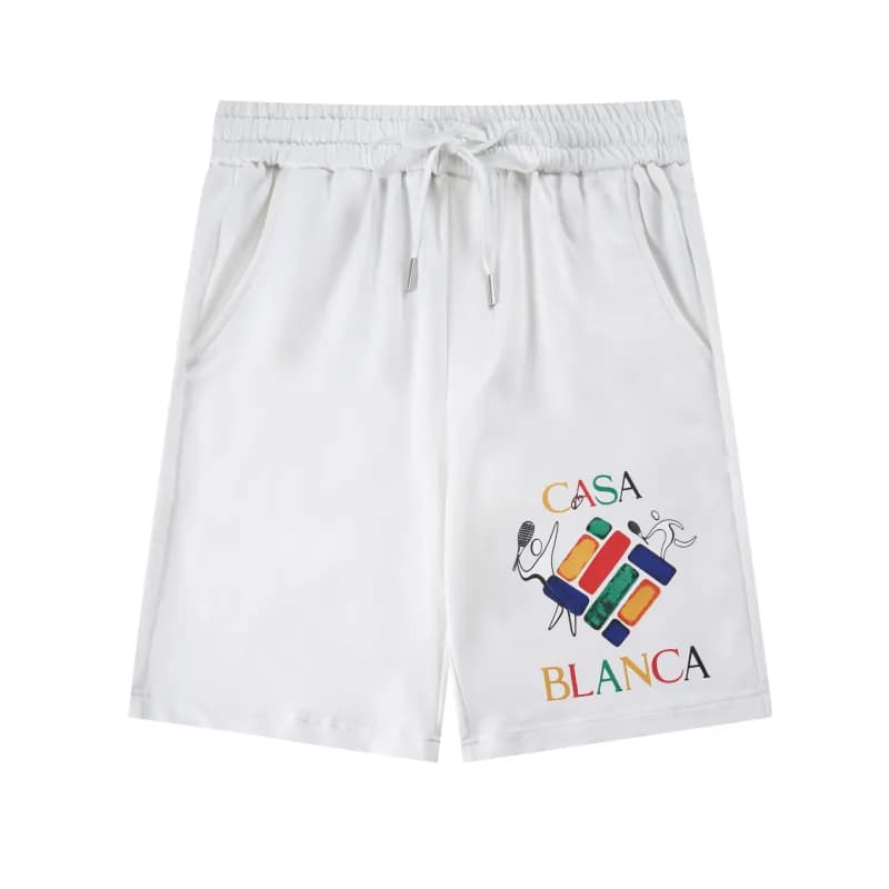 Casa Blanca Shorts Multicolor Logo Print