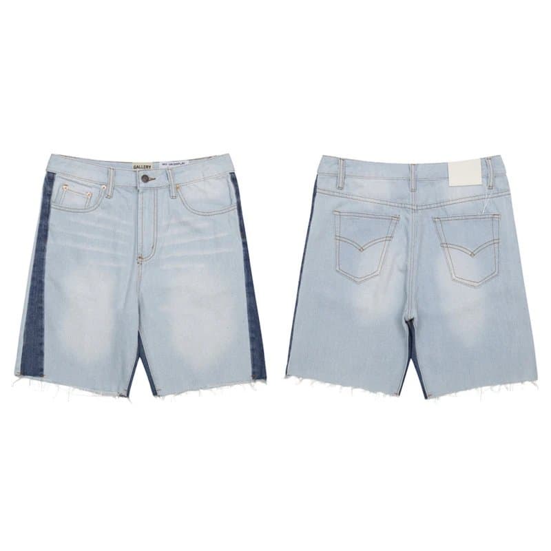Levi's Denim Shorts Distressed Raw Hem — 623蓝色
