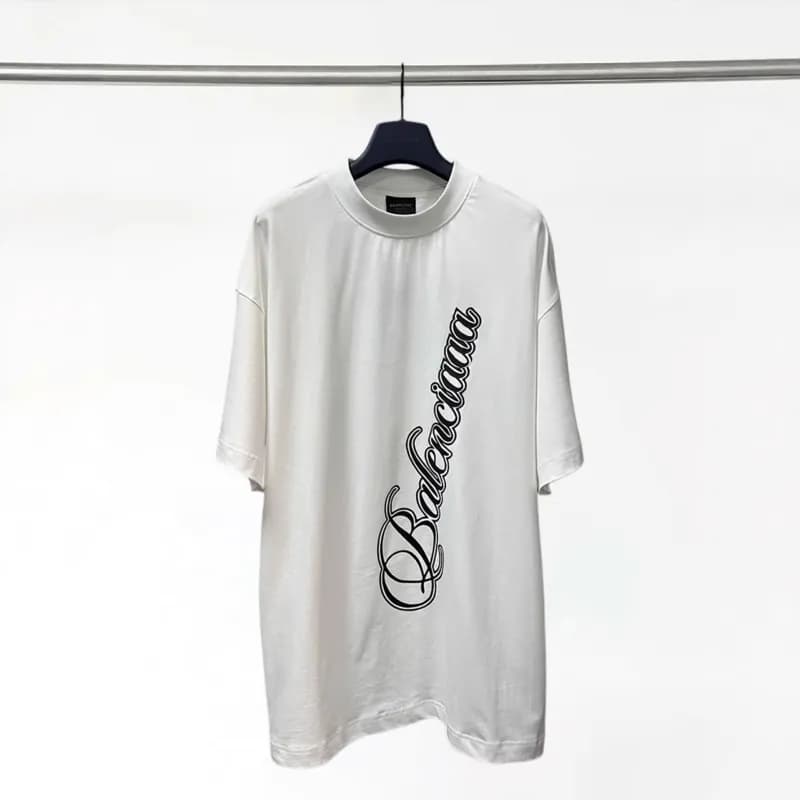 Balenciaga Logo T-Shirt Oversized Script