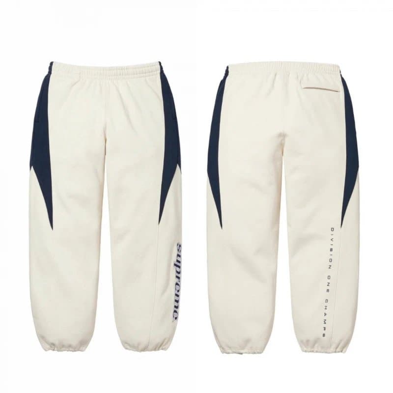 Supreme Logo Sweatpants Large Box Logo — A324白色