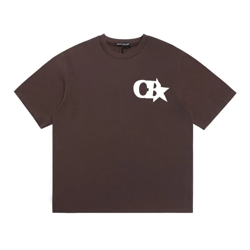 Logo Tee Cole Buxton Script — CB603咖啡色短袖