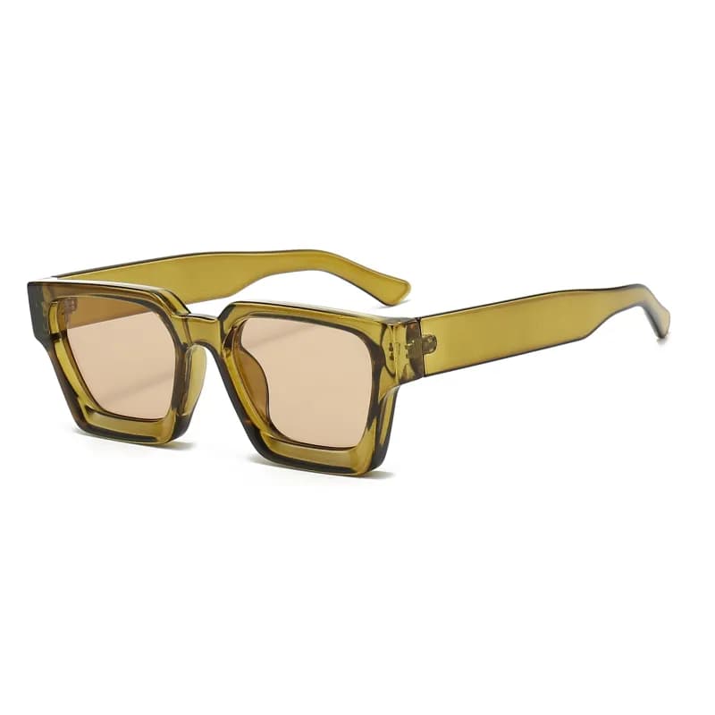 Gentle Monster Square Sunglasses Translucent Amber