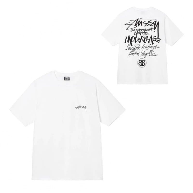 Stüssy Graphic Tee Modern Age Print