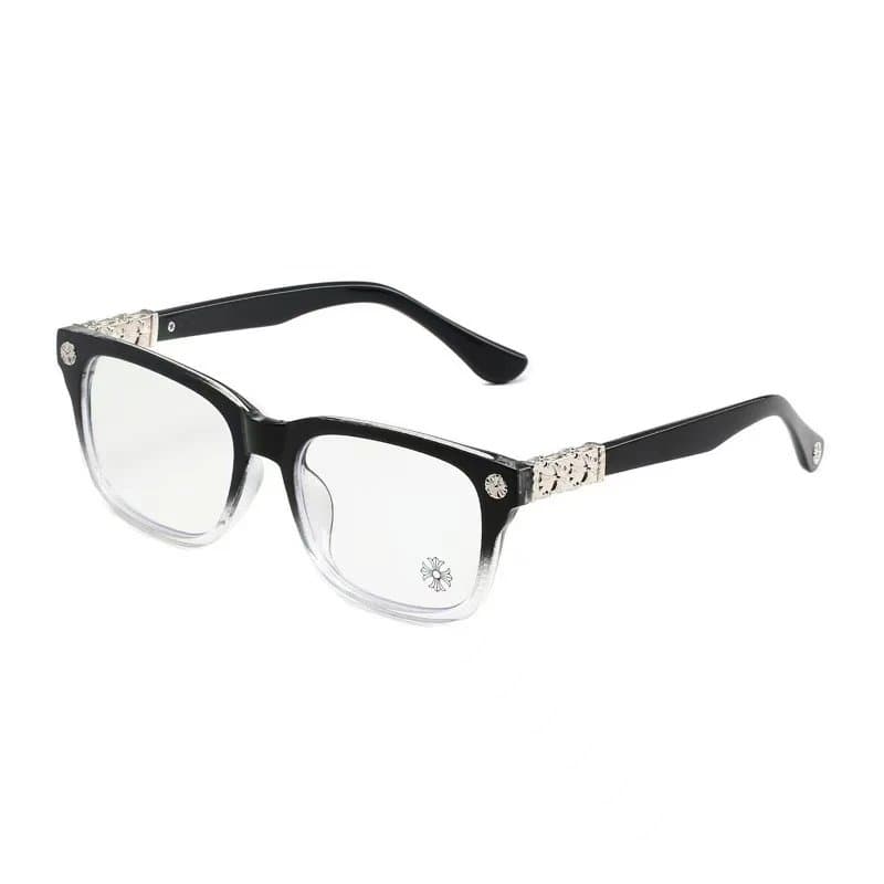 Chrome Hearts Acetate Eyeglasses Clear Frame with Gold Hardware — 1