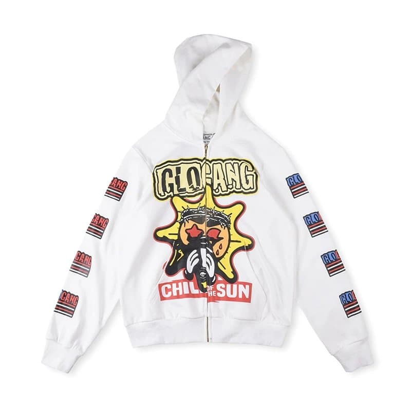 Revenge Cartel Tee Glo Gang Collaboration — 白色卫衣