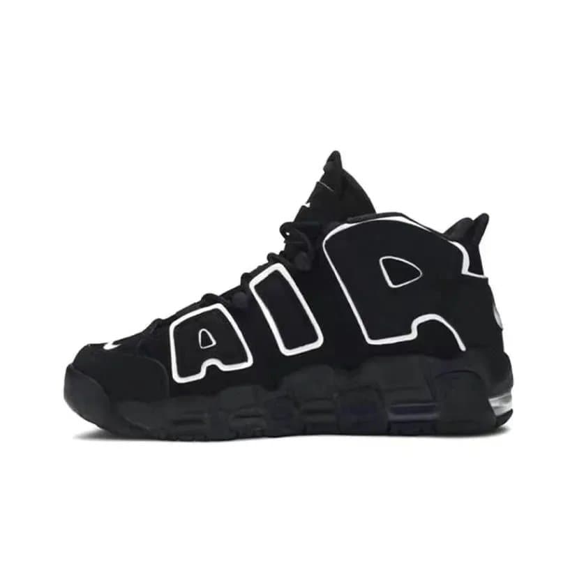 Nike Air More Uptempo Big Bubble — 黑白