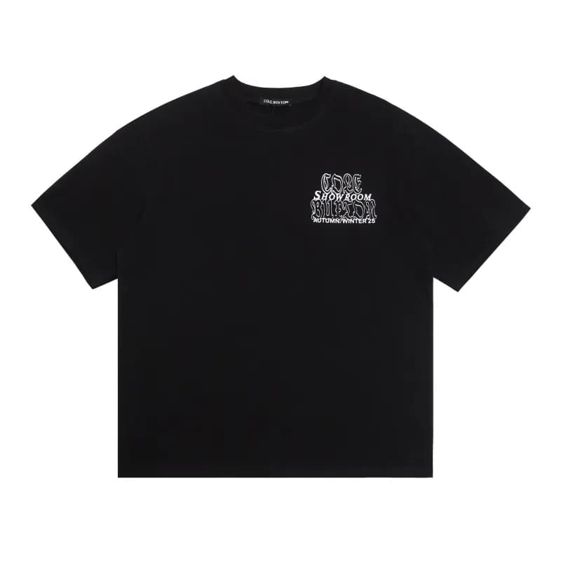 Logo Tee Cole Buxton Script — CB602黑色短袖