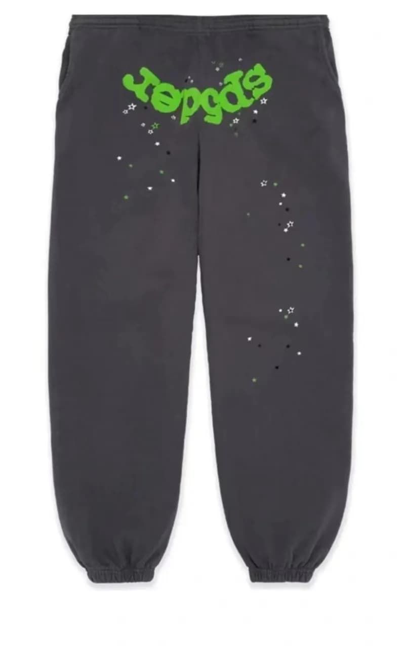 Travis Scott Joggers Pink Logo with Stars — 76
