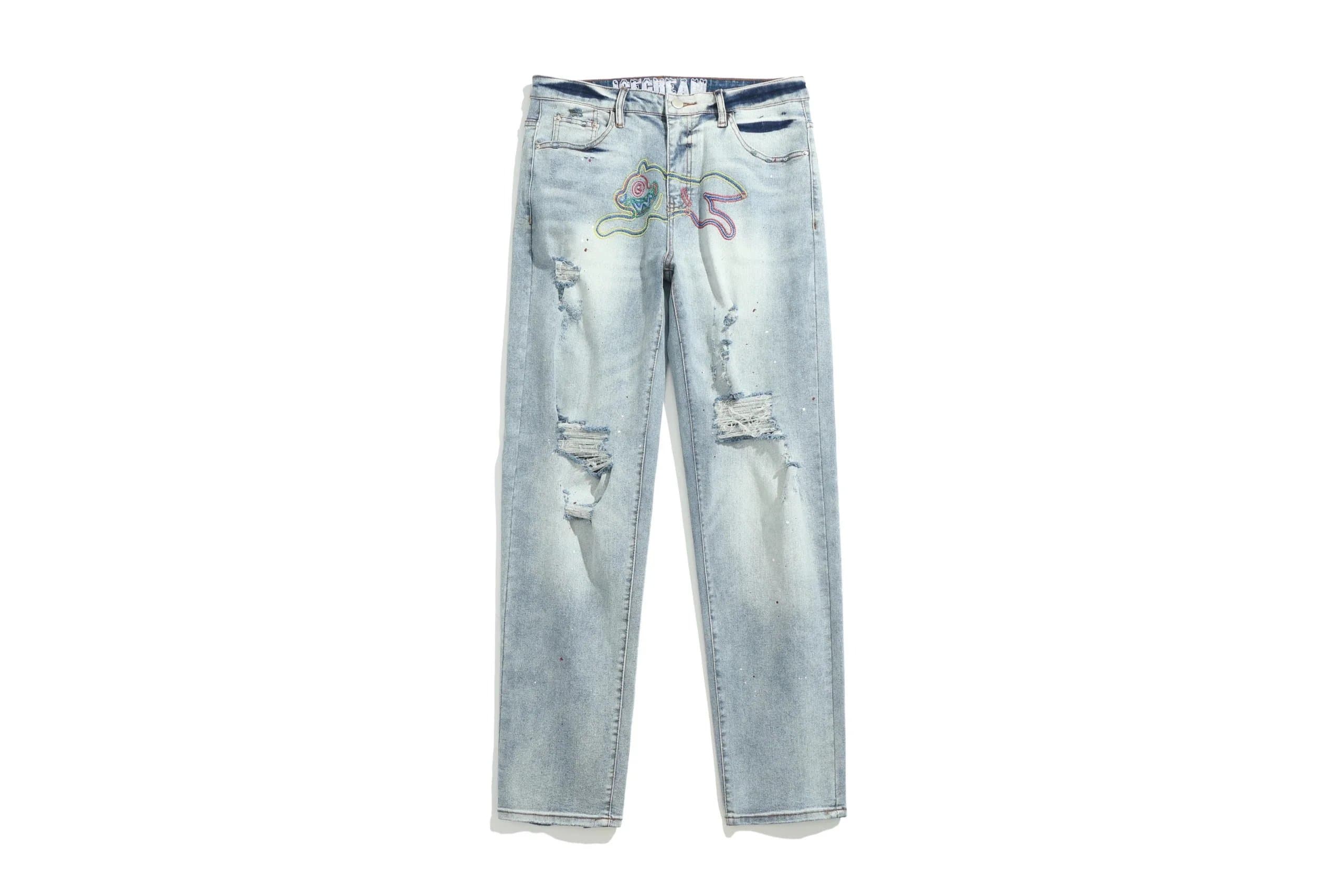 BAPE Jeans Ape Head Outline — 21