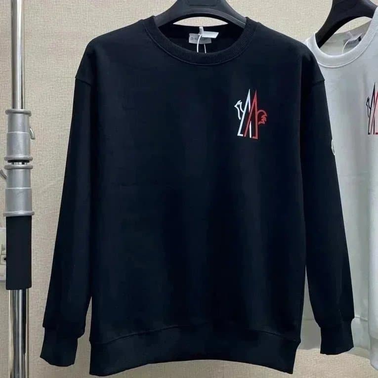 Moncler Crewneck Sweatshirt Logo Patch — 35