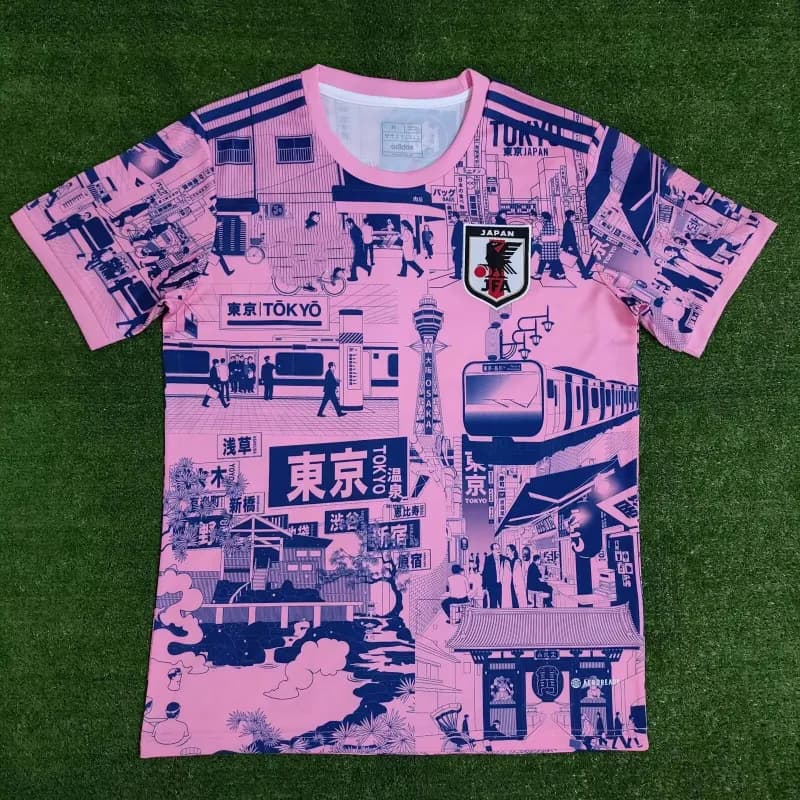 Home Jersey Qatar Airways — 日本东京蓝粉色