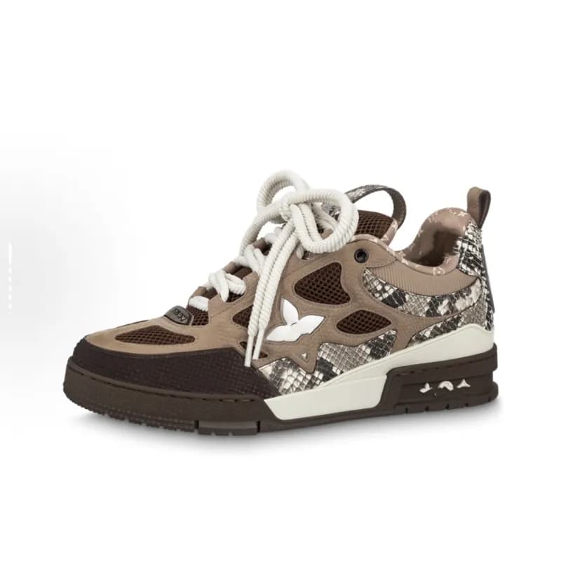 Louis Vuitton LV Trainer Monogram Mesh — 高版v36-46棕毛边