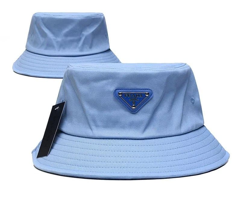 Prada Bucket Hat Logo Patch