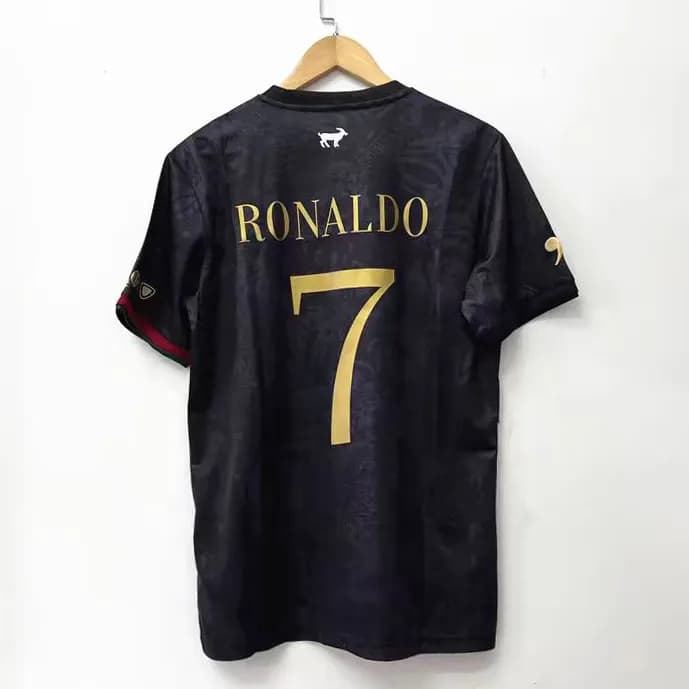 CR7 Jersey Black Gold