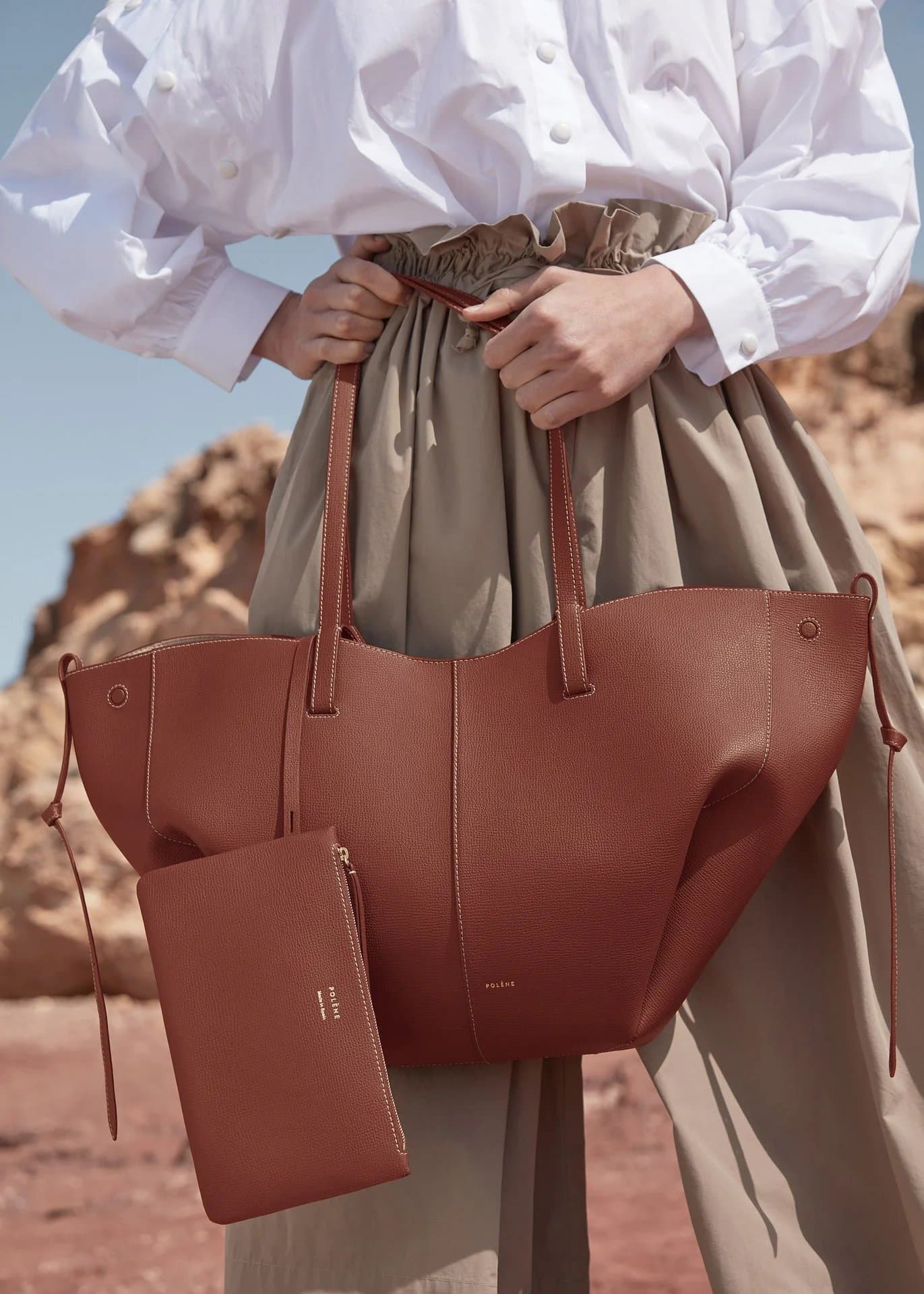 Loewe Large Tote Terracotta